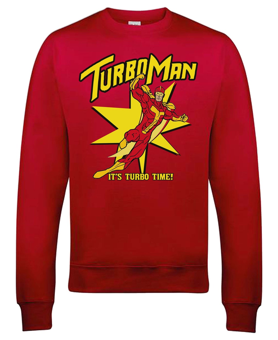 Turbo Time Jingle All The Way Christmas Sweater Turbo Man