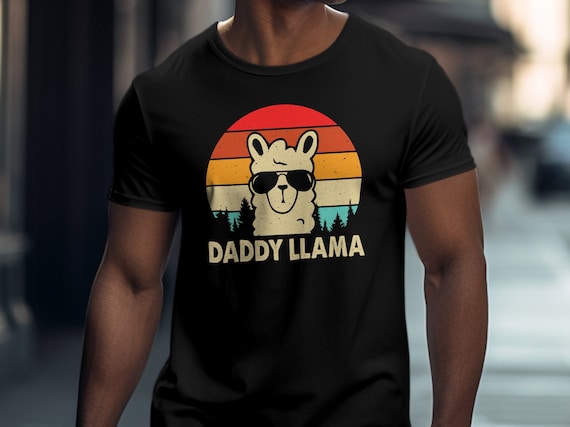 Awesome Daddy Llama Tees For Father's Day Gift Awesome Daddy Llama Tees For Father's Day Gift