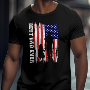 Patriotic Soldier Silhouette T-Shirt, American Flag Distressed Print, Veteran&#39;s Day Memorial Tee, Unisex Military Pride Apparel