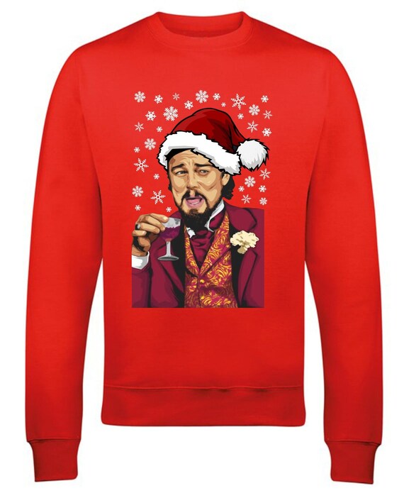 Leonardo Laughing Meme Christmas Jumper Dicaprio Maglione Natalizio - Etsy  Italia