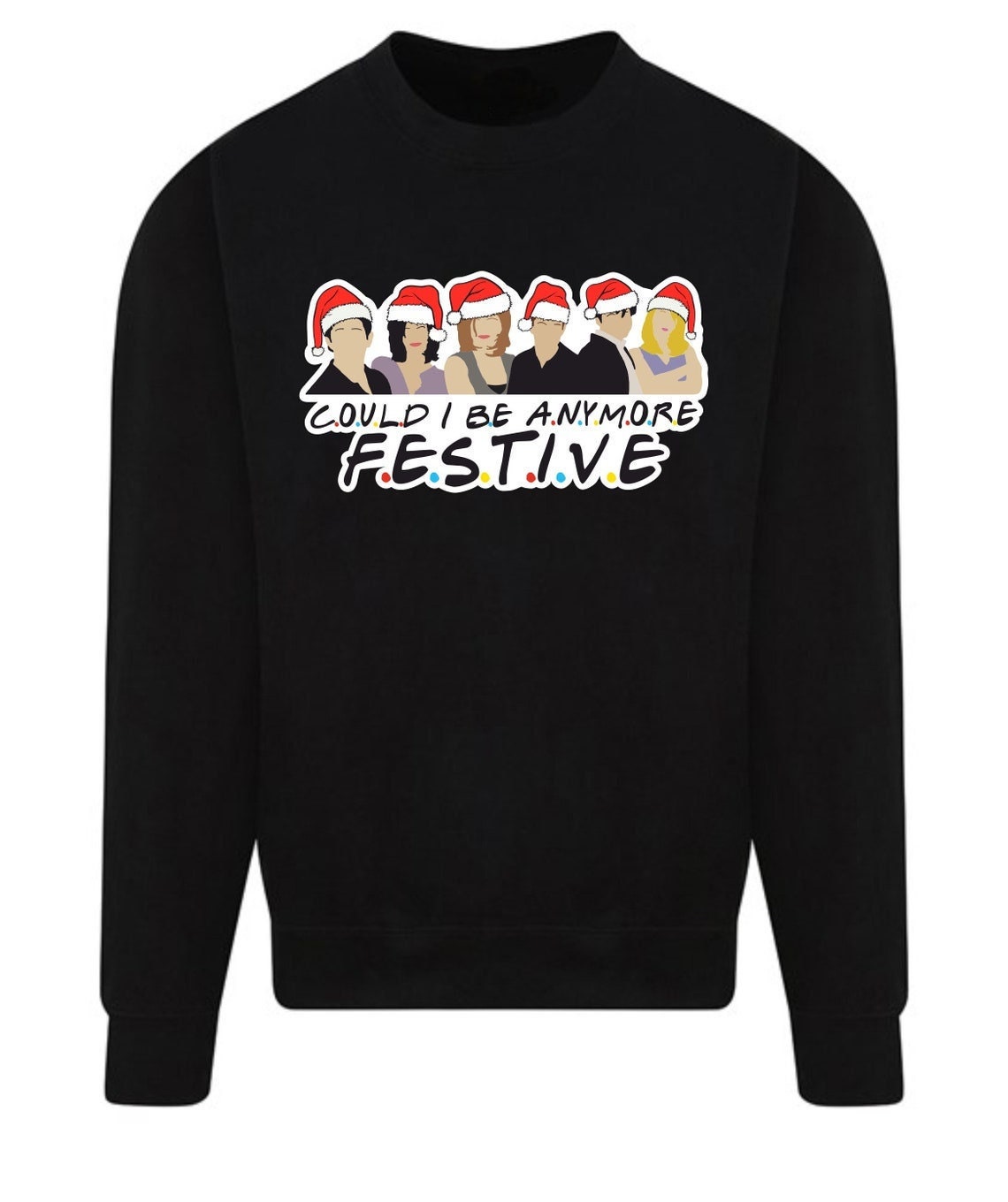 Friends xmas shop jumper