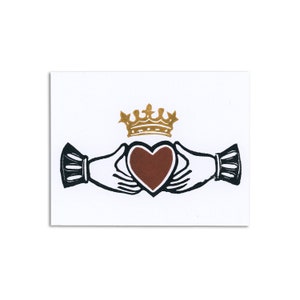 Sapphorica Creations Carte artistique Claddagh