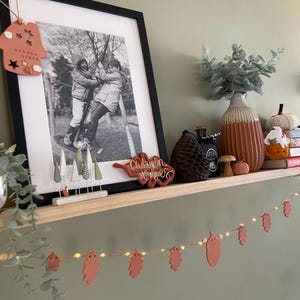 Handmade Clay Leaf Acorn Garland Halloween Autumn Fall Decoration