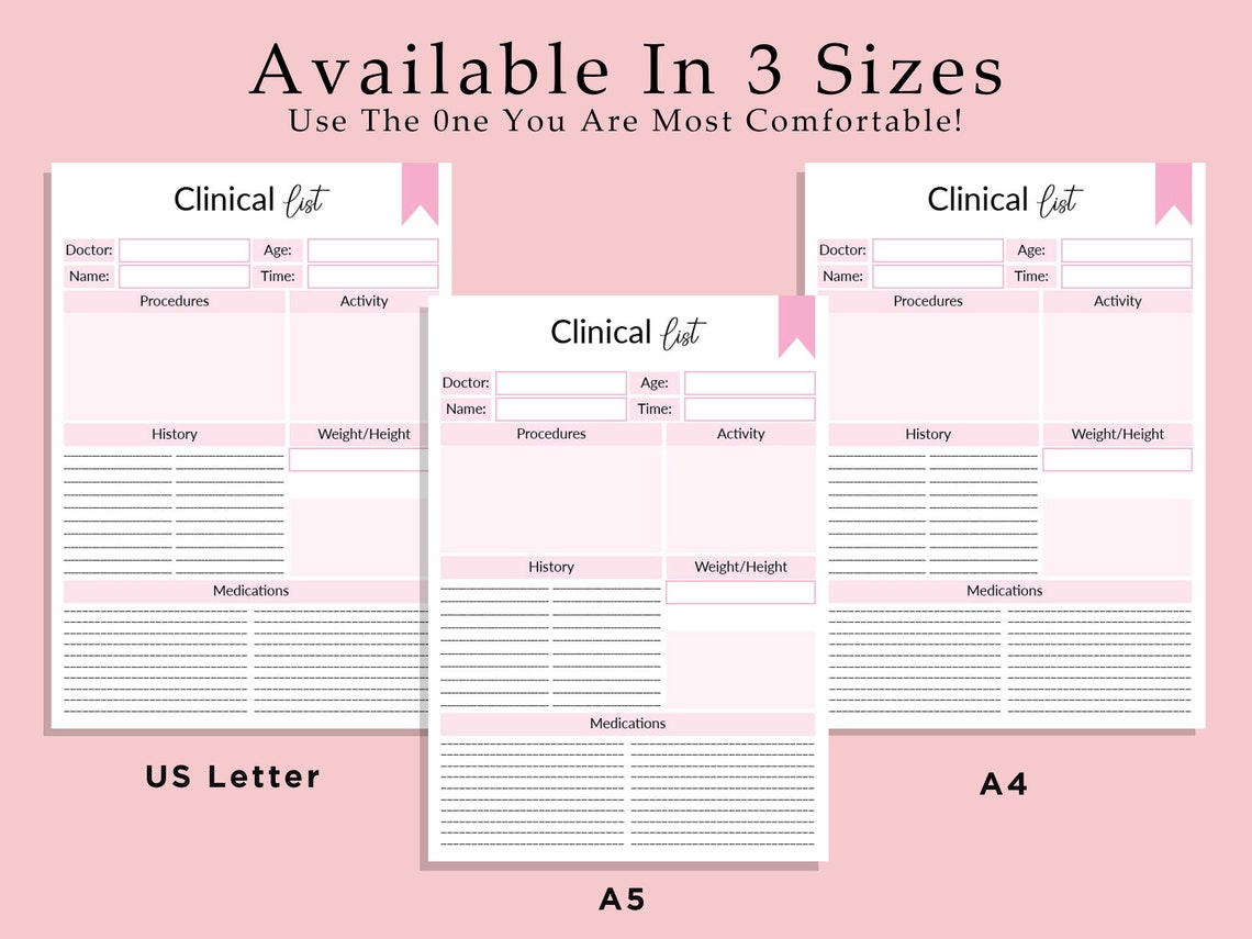 PRINTABLE Nursing Student Planner Nursing School Planner - Etsy