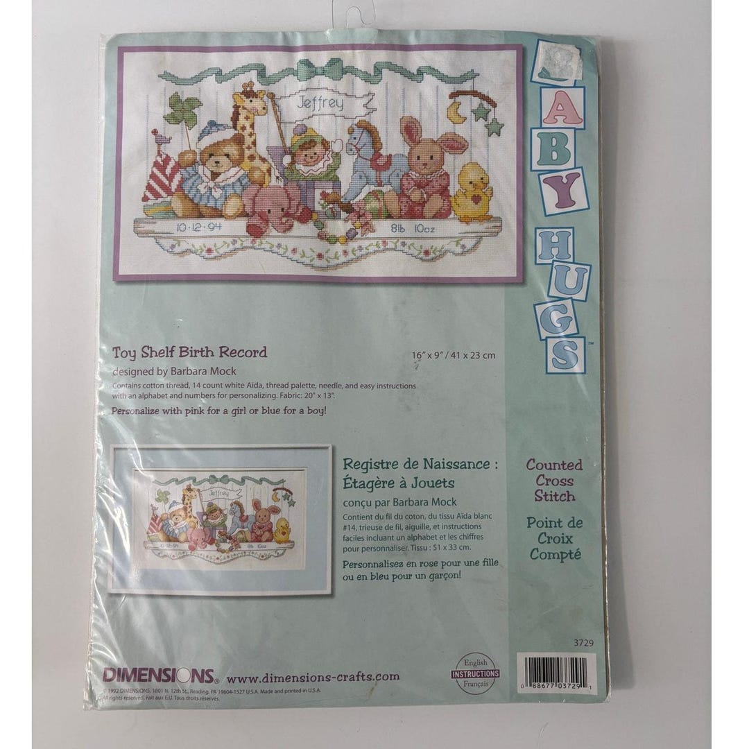 Dimensions Kreuzstich-Set „Little Sports“ – Babydecke Zum Selbersticken, 86 X 109 Cm