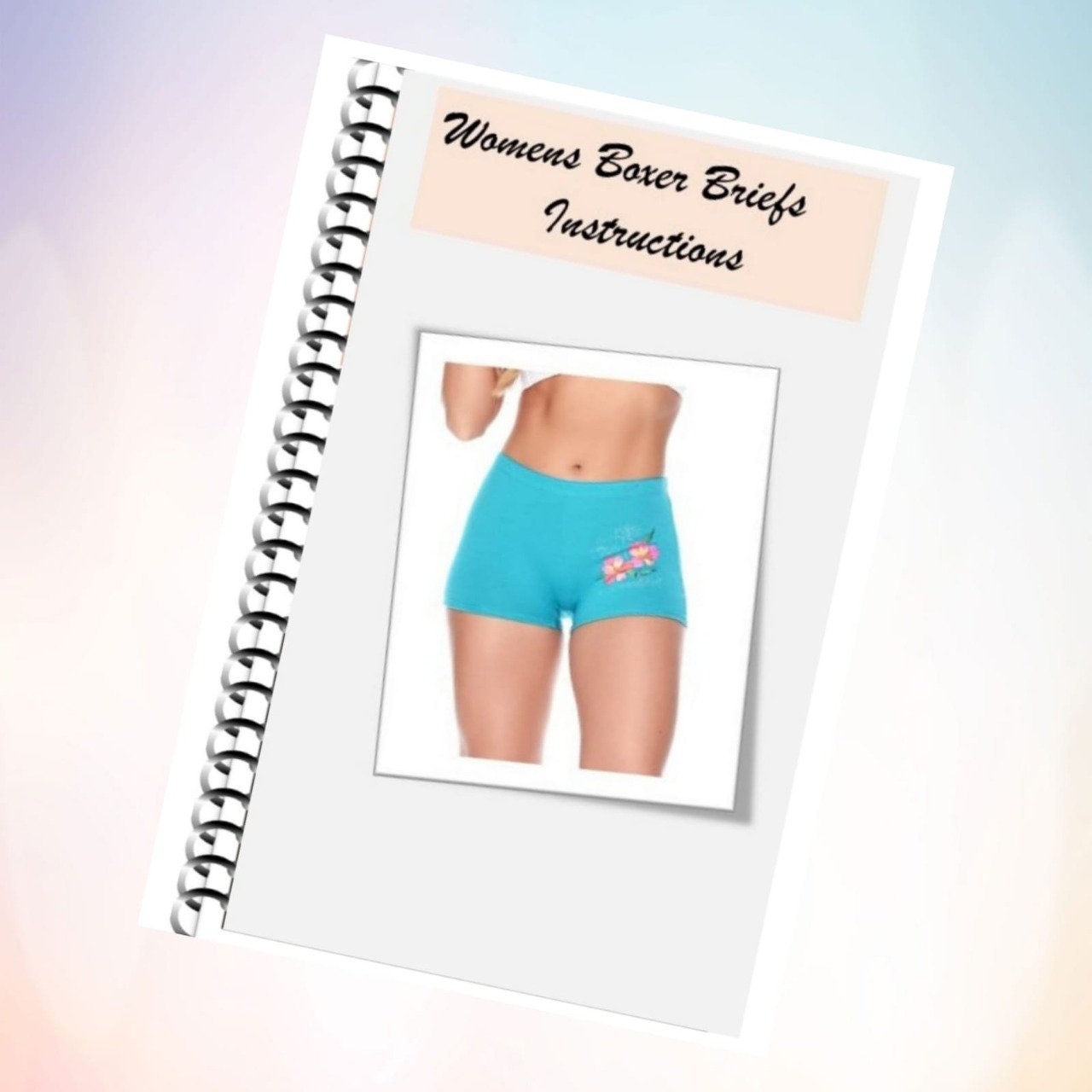 Sewing Pattern for Women's Boxer Briefs Sizes XS to 4XL Sewing Pattern in  PDF 