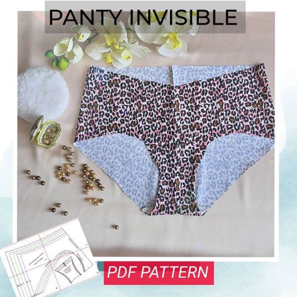 Seamless Panty  pattern -  Size S - 4XL