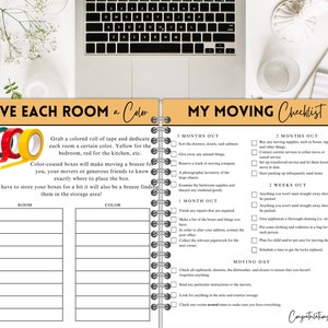 Simple Moving Planner PDF: Home Checklist & Packing Guide (Letter, A4, A5)