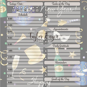Daily Planner Printable Daily to Do List Work Day Schedule Daily ...
