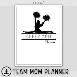 Cheer Mom Planner | Cheer Mom Digital Planner | Team Mom | Printable Cheer Planner | Coach Planner | Cheerleading Squad