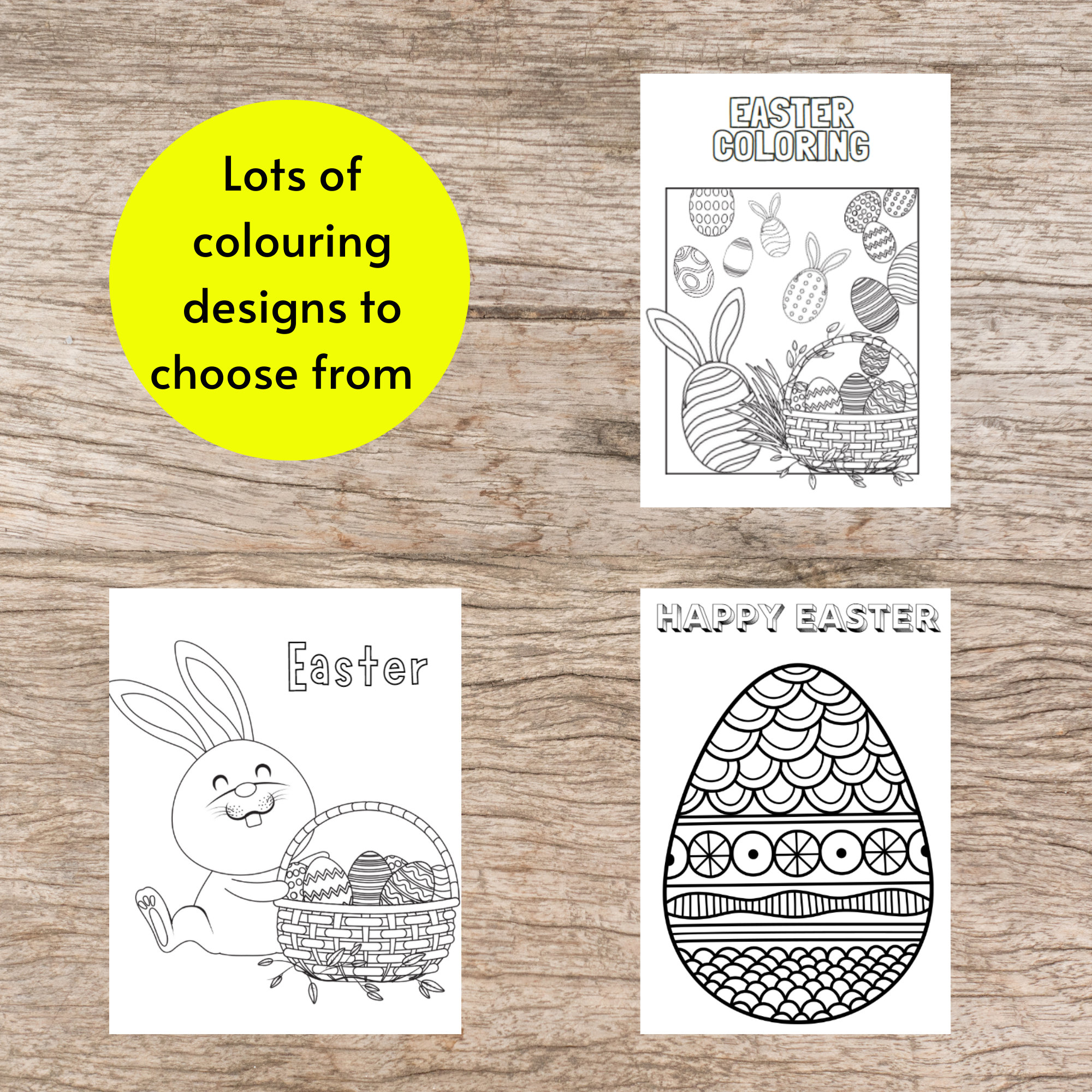 Easter Digital Colouring and Worksheets Home Learning Printable ...