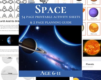 Rymdstudieenhet för hemundervisning för barn i åldrarna 6-11 år Solsystemet Aktiviteter för naturvetenskaplig läroplan Astronomi, Solen, Planeter Projekt