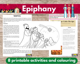 Wise Men And Epiphany Activities Christian January 6th Celebration Kids Worksheets Three Kings Day Activity Pages Printable Magi Bible Craft
