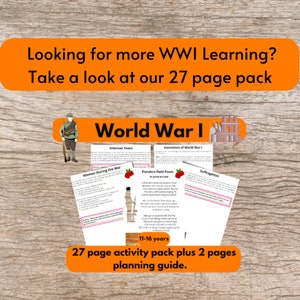 World War I Digital Home Education Activity Sheets, Treaty of ...