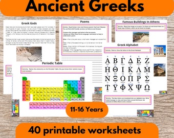 Ancient Greek Printable Kids Activities Learning at Home Digital Worksheets On Ancient Greece Maps Craft and Maths Or Science Activity Ideas