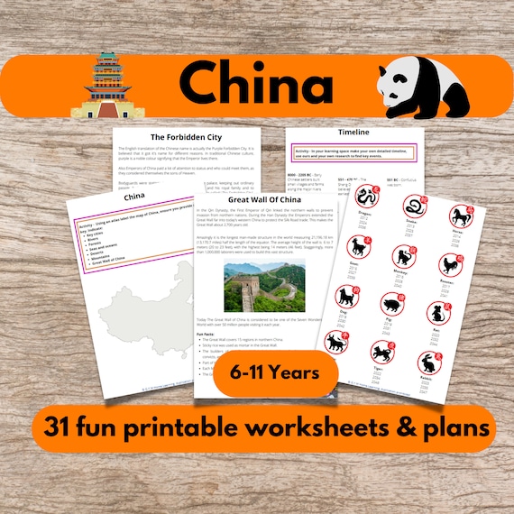 China Worksheets For Kids Theme Based Chinese Learning Activities For