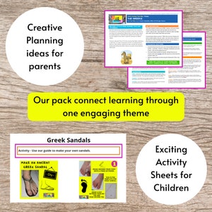 Ancient Greek Activity Pack Printable Kids Worksheets on Greek Myths ...