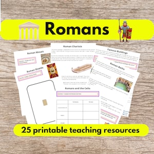 Antikes Rom Digitale Lehrer Mittelfristige Planung & druckbare Ressourcen, Kreative Römische Themenpläne Und Arbeitsblätter Für Die Primarschüler