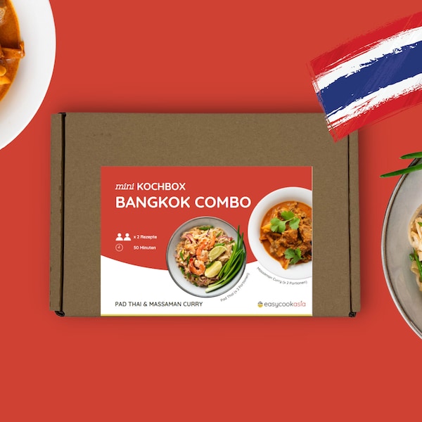 DIY Thai cooking set I Pad Thai & Massaman Curry I Gift for Asia and cooking lovers I Gift for foodies