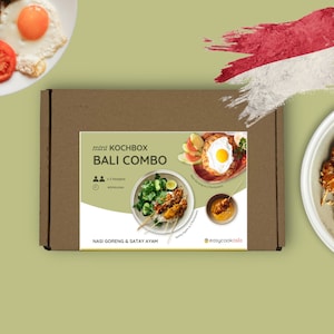 DIY Bali kochset I Nasi Goreng & Satay I Geschenk für Foodies Bild 1