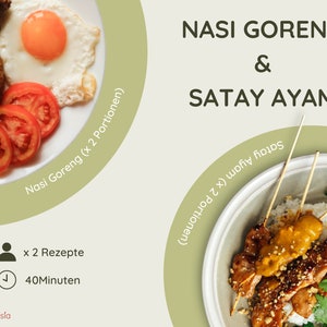 DIY Bali kochset I Nasi Goreng & Satay I Geschenk für Foodies Bild 2