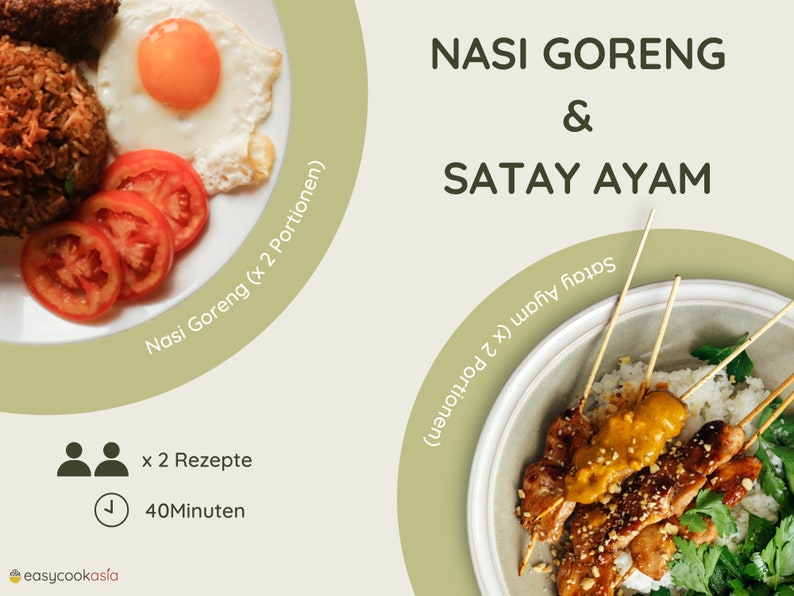 DIY Bali kochset I Nasi Goreng & Satay I Geschenk für Foodies Bild 2