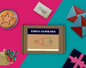 DIY Korea Game Box | The Squid Games | K-Drama Game | Gift | Dalgona | mumble