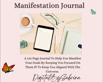 Manifestation Journal, GoodNotes Digital Planner, Law of attraction, Affirmation, Vision Board, Mindfulness, Gratitude, Manifest, Spiritual