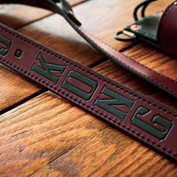 Custom Leather Firefighter Radio Strap & Holster