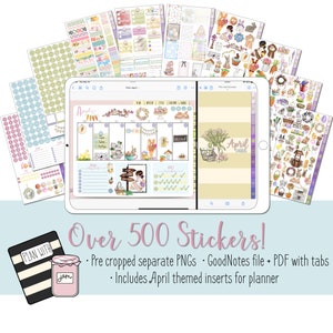 April Sticker Sidekick & Inserts