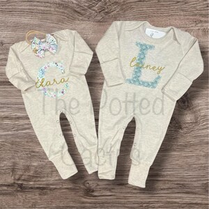 Personalized baby romper