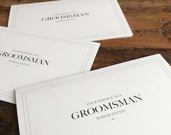 Tarjeta de propuesta para el padrino de boda - Descarga digital