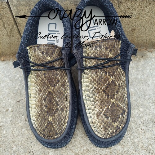 Mens Alligator Customized Hey Dude 