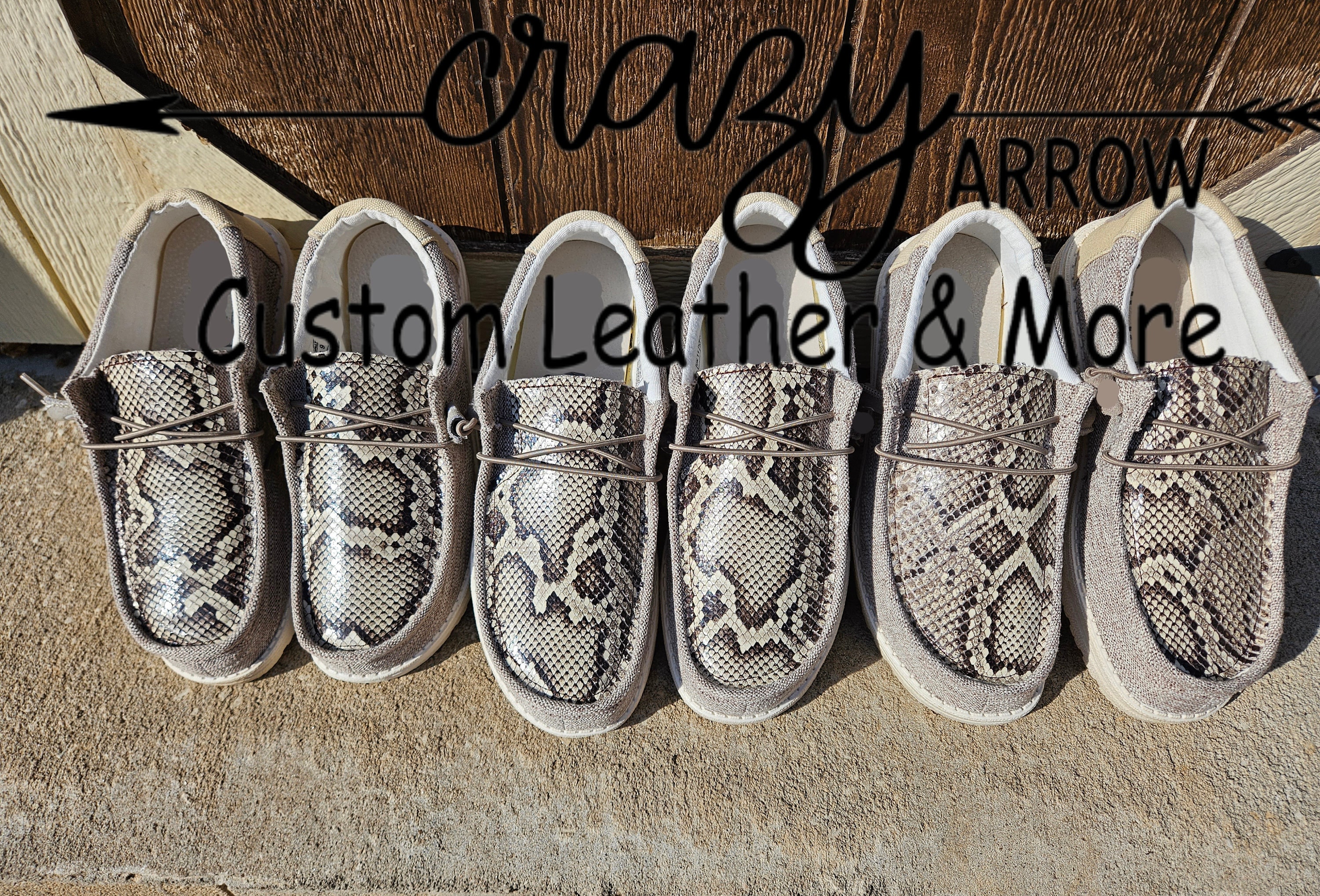 Python Custom Shoes - Etsy