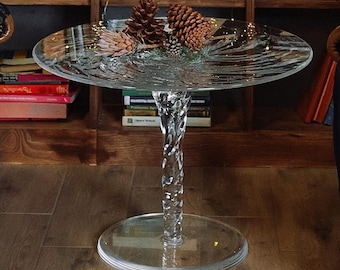 Handmade Acrylic Whirlpool Coffee Table: Modern Round Side Table