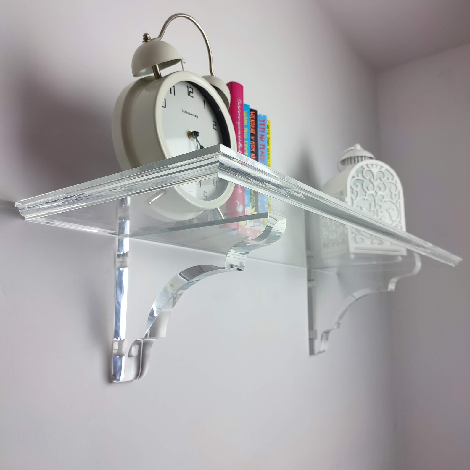 Acrylic Bookshelf Freedom Etsy