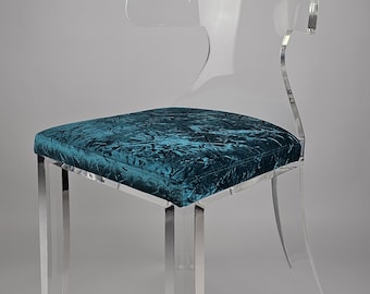 Acrylic Dining Chair/ Clear Lucite Chair