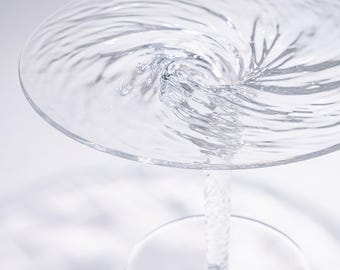 Whirlpool Acrylic Coffee Table: Handmade Modern Luxury Furniture