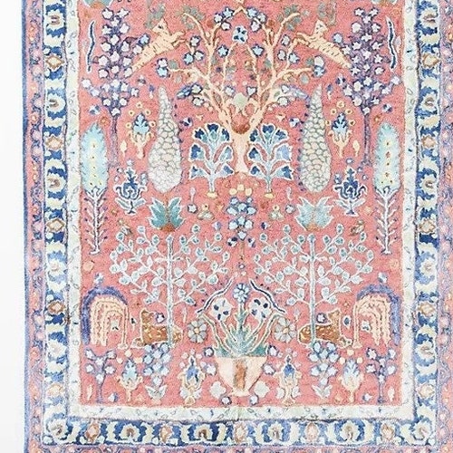 Tufted Jules Rug Wool Silk Area Rug for Hall Kitchen Living Etsy