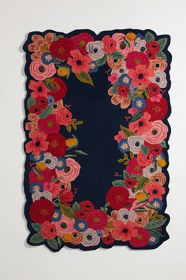 Hand Tufted Eden Rug 100 Woolen High Low Area Rug for Living Etsy