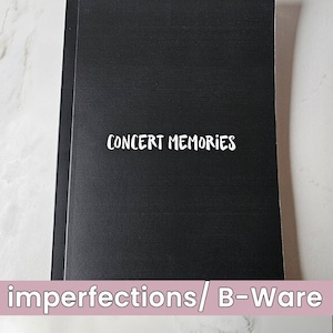 IMPERFECT SALE Konzerttagebuch VOLUME 3: Concert Memories | Konzertplaner für 70 Shows | Konzerterinnerungen | A5| Konzertjournal