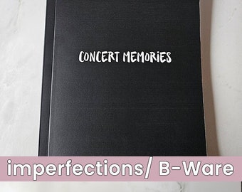 IMPERFECT concertdagboek VOLUME 3: Concertherinneringen | Concertplanner voor 70 shows | Concertherinneringen | A5| Concertjournaal