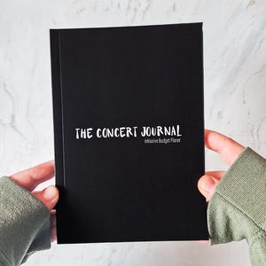 Uw Concertplanner Vol. 2 | met budgetplanner | A5 | Concertjournaal | Concertdagboek| Concertliefde | Tourleven | Concertkaartje | duurzaam