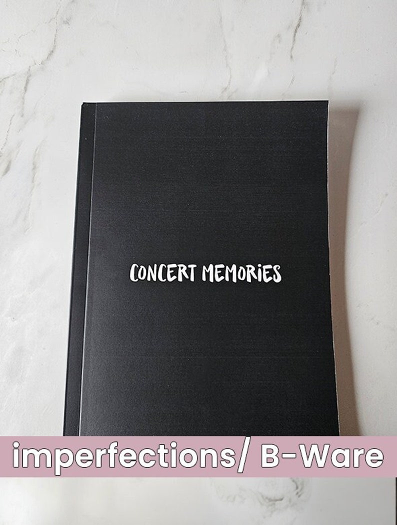 Diario dei concerti IMPERFETTI VOLUME 3: Ricordi di concerti Pianificatore di concerti per 70 spettacoli Ricordi di concerti A5 Diario dei concerti immagine 1