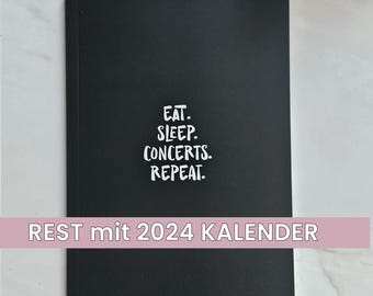 REST Concert Diary VOLUME 1 | With calendar for 2024 | Concert Journal | A5 | Concert Tracker | Concert Planner | Concert Love | Tour Life