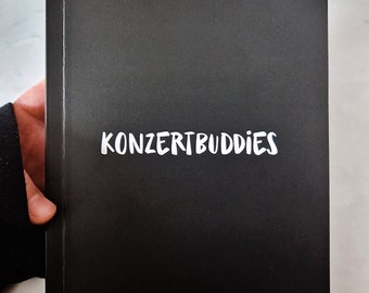 Concert Buddies Friendship Book | A5 | Concert Crew | Concert People | Concert Love | Tour Life | Friendship Book