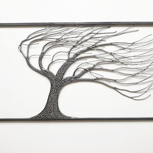 Metal tree 90x50cm HANDMADE // unique // tree of life // wall decoration