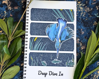 Kingfisher A5 Notebook (Lined)