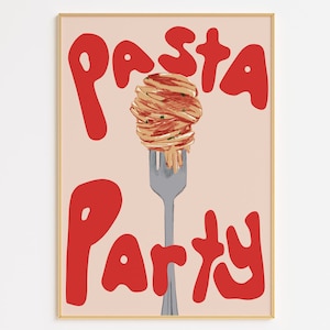 Decorazione murale per la festa della pasta, decorazione per la cucina degli spaghetti, regalo per gli amanti della pasta