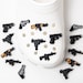 GUNS RIFLES MILITARY Gang Croc Charms | Adult Croc Charms | Guns Croc Charms | Cool Croc Charms | War Croc Charms | Summer Gift